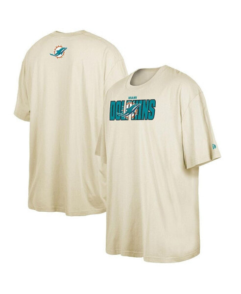 Men's Cream Miami Dolphins 2023 NFL Draft Big and Tall T-shirt