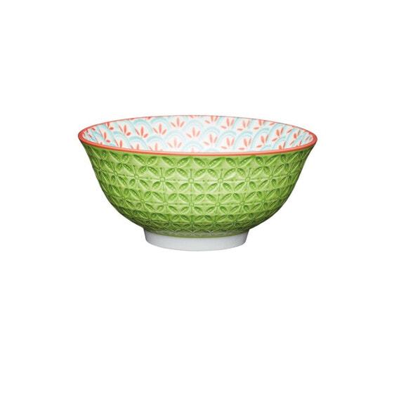 KITCHENCRAFT Geometric Print Ceramic Bowl