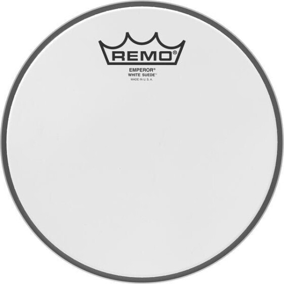 Remo 08" Emperor White Suede