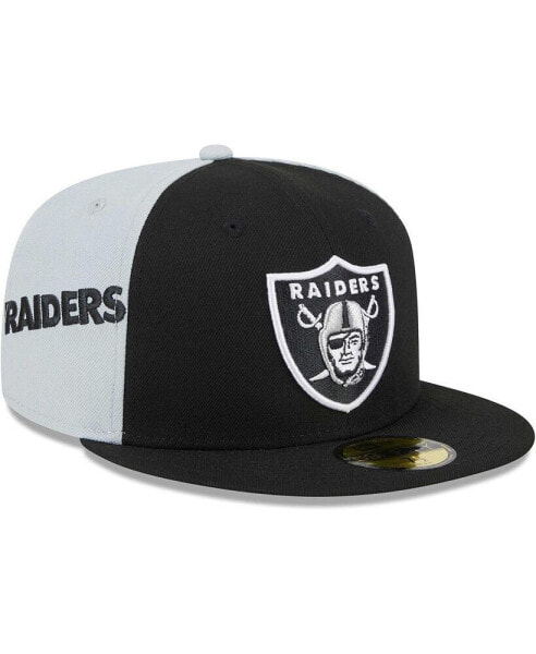Men's Black Las Vegas Raiders Gameday 59FIFTY Fitted Hat