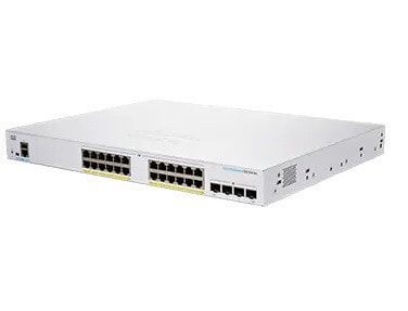 Cisco CBS250-24P-4X-EU - Управляемый - L2/L3 - Гигабитный Ethernet (10/100/1000) - Монтаж в стойку