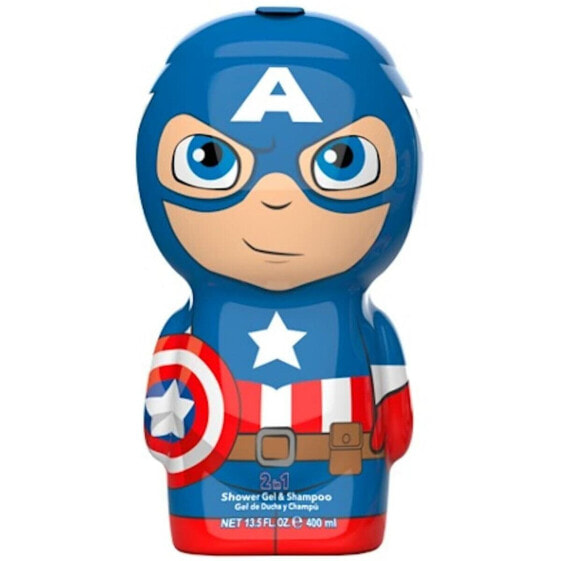 Гель и шампунь 2-в-1 Air-Val Avengers Capitan America 400 ml