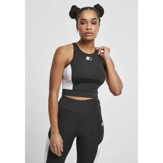 URBAN CLASSICS Crop Top Starter Sports short sleeve T-shirt