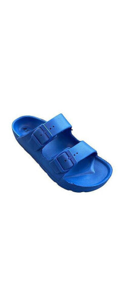 Comfort Slides Double Buckle Adjustable Scooby Flat Sandals