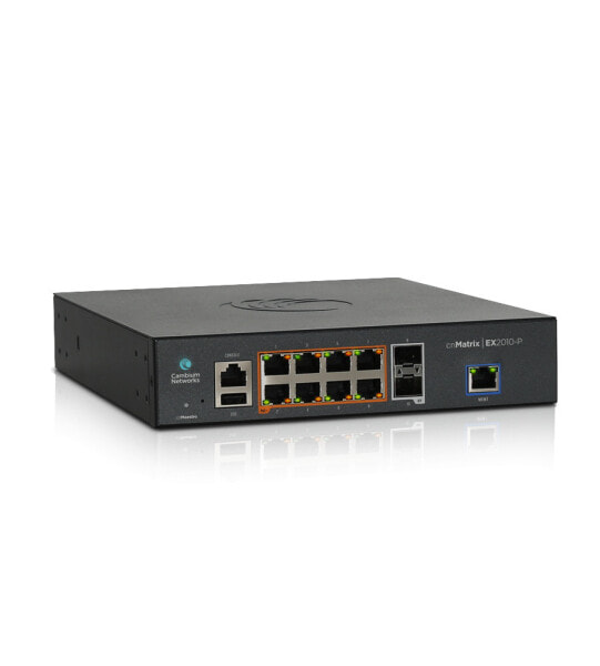 Cambium Networks cnMatrix EX2010-P - Managed - L2/L3 - Gigabit Ethernet (10/100/1000) - Power over Ethernet (PoE) - Rack mounting - 1U