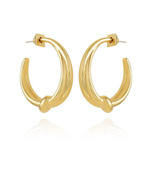 Серьги Vince Camuto Open Knotted Hoop