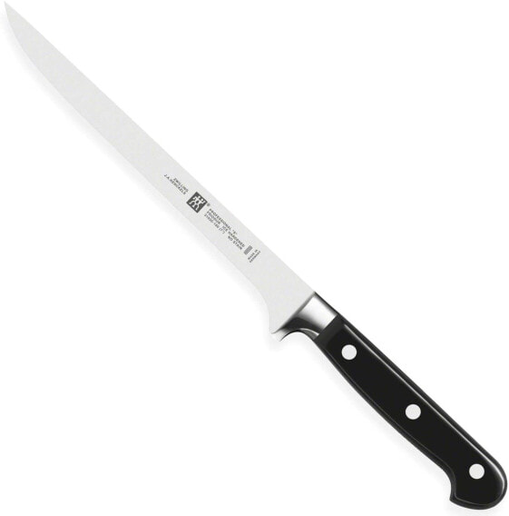 ZWILLING Fillet knife, blade length: 18 cm, narrow blade, special stainless steel/plastic handle, professional S