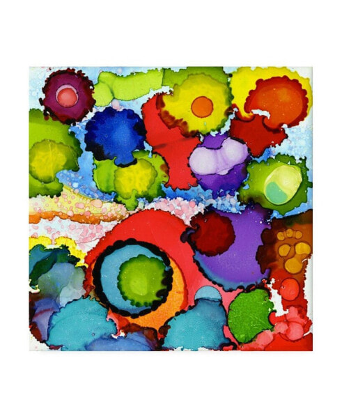 Pat Saunders-White Glorious Color Canvas Art - 15.5" x 21"