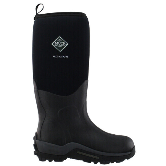 Muck Boot Arctic Sport Tall Pull On Mens Black Casual Boots ASP-000A