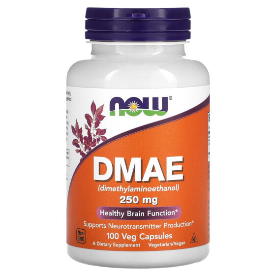 DMAE, 250 mg, 100 Veg Capsules