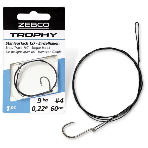 ZEBCO Trophy Single Eyed Hook 9kg