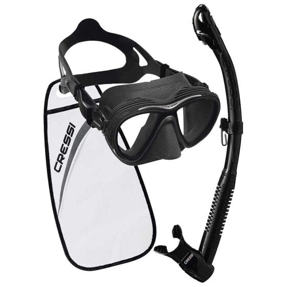 CRESSI Quantum Itaca Ultra Dry Snorkeling Mask Kit