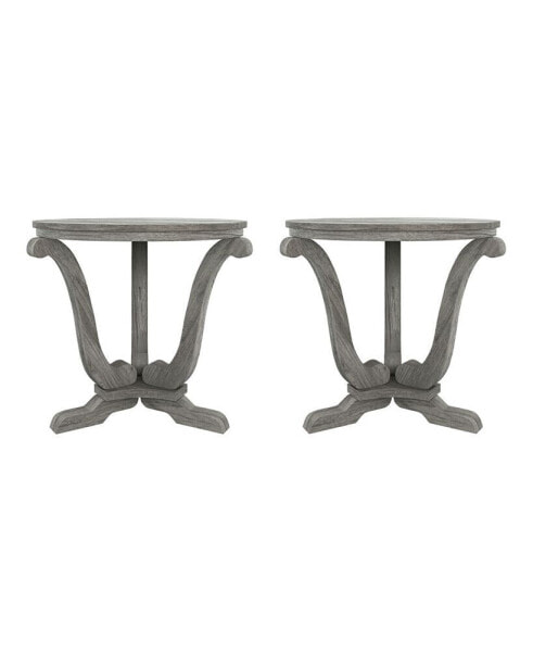 Derna Round End Table, Set of 2