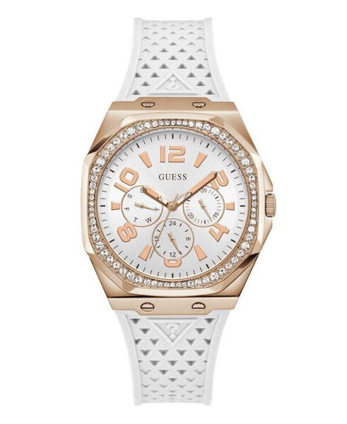 Часы Guess Women's White Silicone 39mm