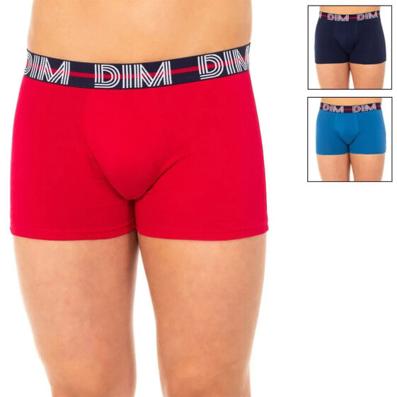 DIM PARIS D01QU Cotton Pawerful boxers 3 units