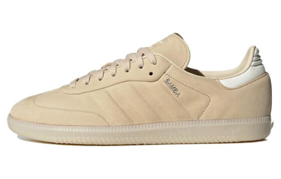 adidas originals Samba 防滑耐磨 低帮 板鞋 男款 米