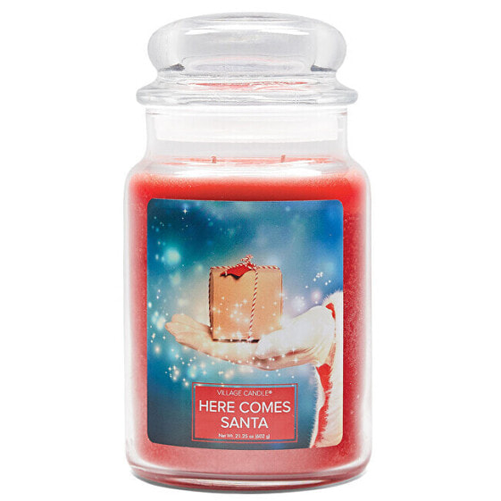 Scented candle in glass Santa´s visit (Here Comes Santa) 602 g