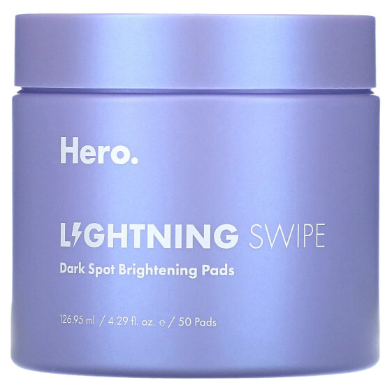 Lightning Swipe, Dark Spot Brightening Pads, 50 Pads