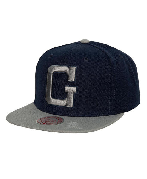 Men's Navy, Gray Georgetown Hoyas 2-Tone 2.0 Snapback Hat