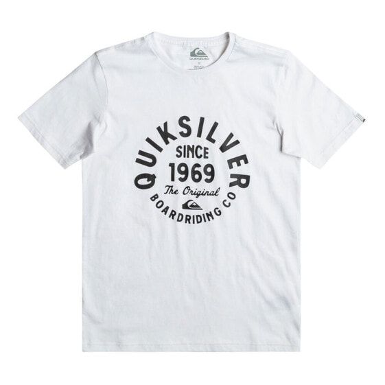 QUIKSILVER Circled Script Front short sleeve T-shirt