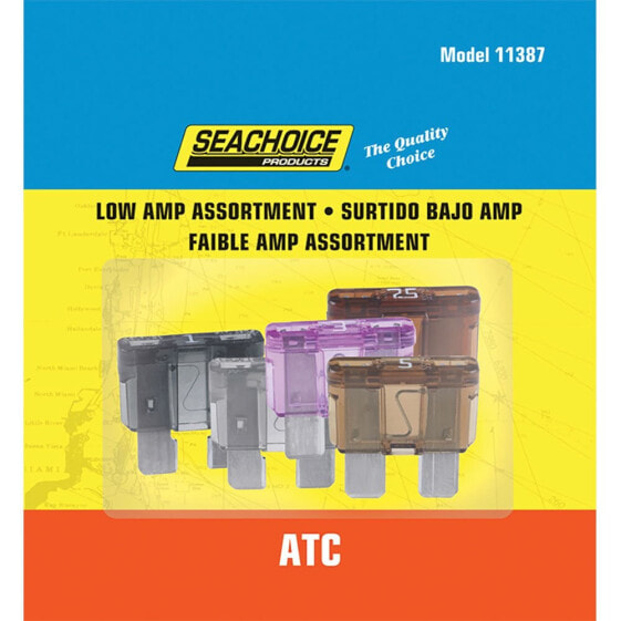 SEACHOICE ATC Blade Low Amperage Fuses Kit