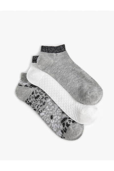 Носки Koton Leopard Trio Socks