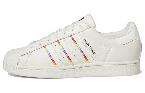 adidas originals Superstar Pride Rm 防滑耐磨 低帮 板鞋 男女同款 白