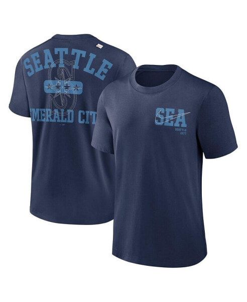 Men's Navy Seattle Mariners Statement Game Over T-shirt