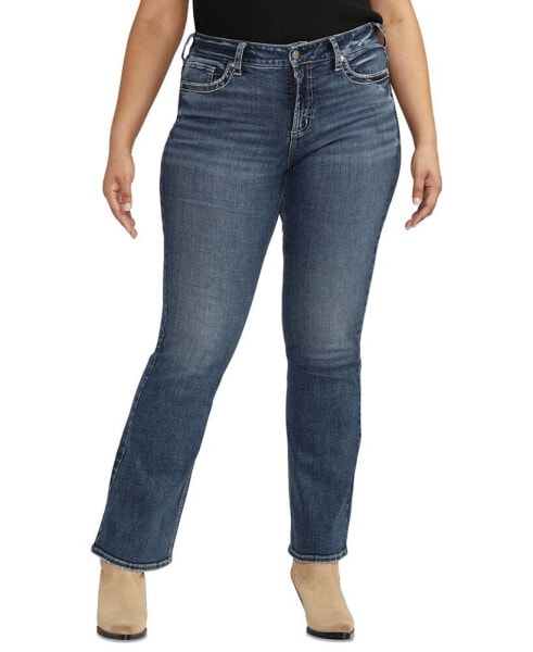 Trendy Plus Size Suki Mid-Rise Curvy-Fit Bootcut Jeans