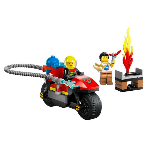 LEGO Fire Rescue Motorcycle Construction Game