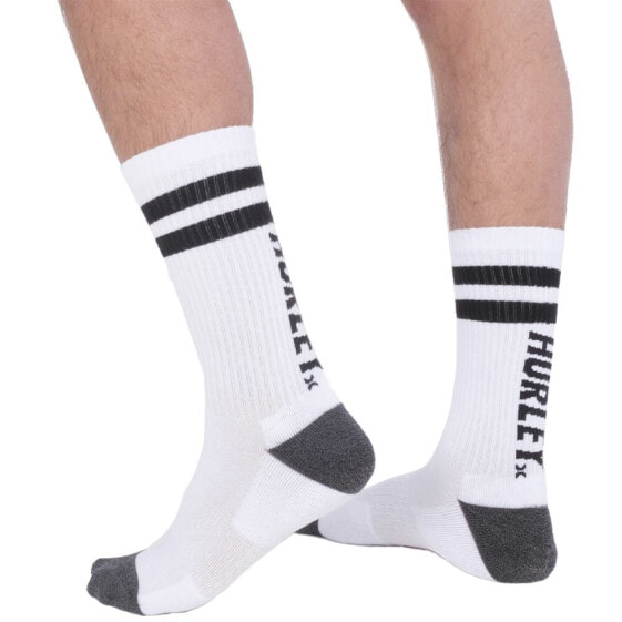 HURLEY Extended Terry crew socks