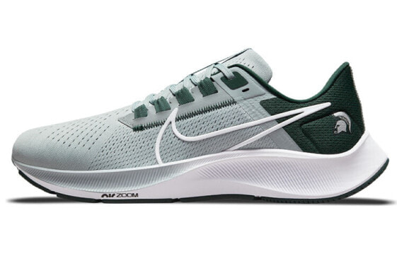 Nike Pegasus 38 Air Zoom 密歇根州立大学 耐磨 低帮 跑步鞋 男女同款 灰绿 / Кроссовки Nike Pegasus 38 DJ0833-001