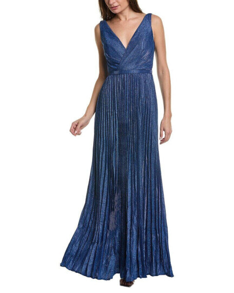 Rene By Rene Ruiz Metallic Gown Women's