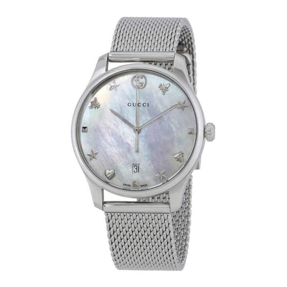 Gucci G-Timeless Mother of Pearl Dial Ladies Watch YA1264040