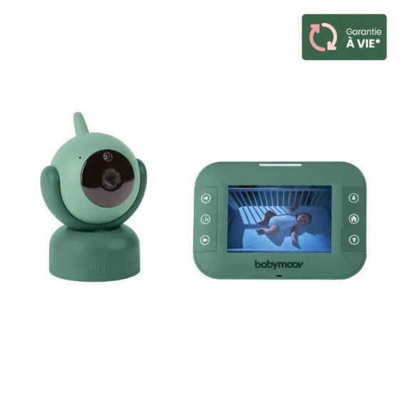 Babymoov babyphone Video yoo Master - Motorisierte Kamera mit 360 View - Schlaftechnologie - Nachtsicht