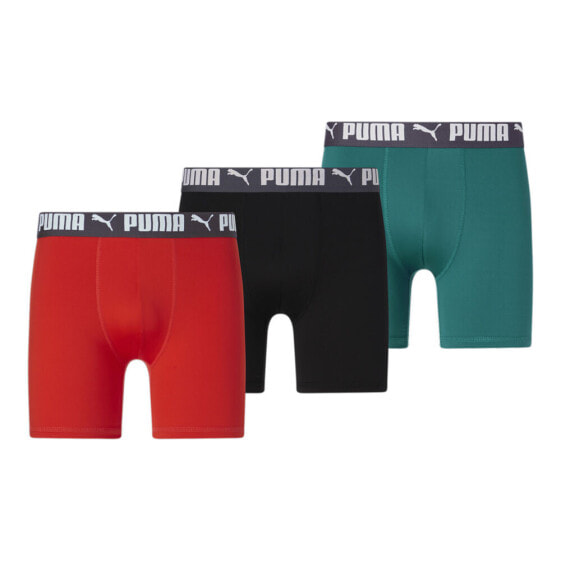 Puma 3Pack Athletic Fit Boxer Brief Mens Size S 85943101