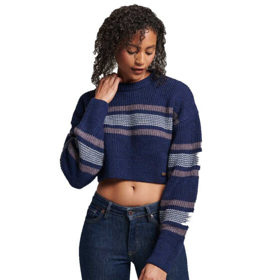 Свитер из коллекции SUPERDRY Cropped Classic Crew.