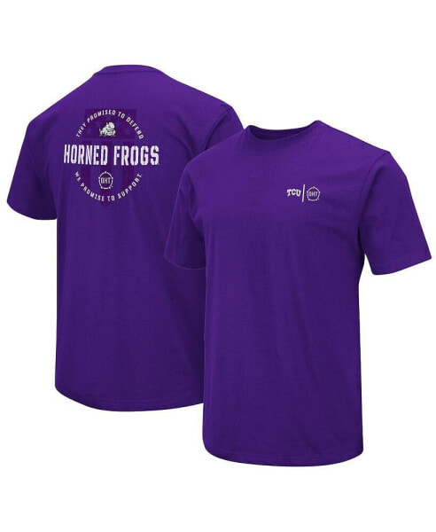 Men's Purple TCU Horned Frogs OHT Military-Inspired Appreciation T-shirt