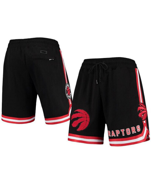 Men's Black Toronto Raptors Chenille Shorts