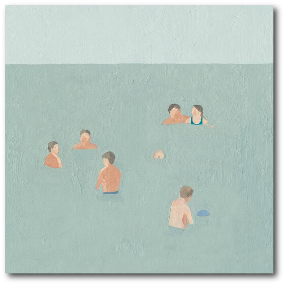 The Swimmers II Gallery-Wrapped Canvas Wall Art - 20" x 20"
