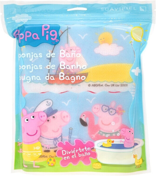 Badeschwamm Peppa Pig 3 St. Meer rosa