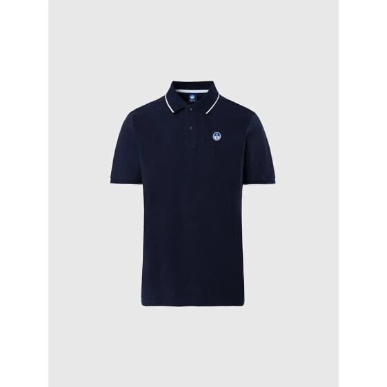 NORTH SAILS Collar W Striped In Contrast short sleeve polo