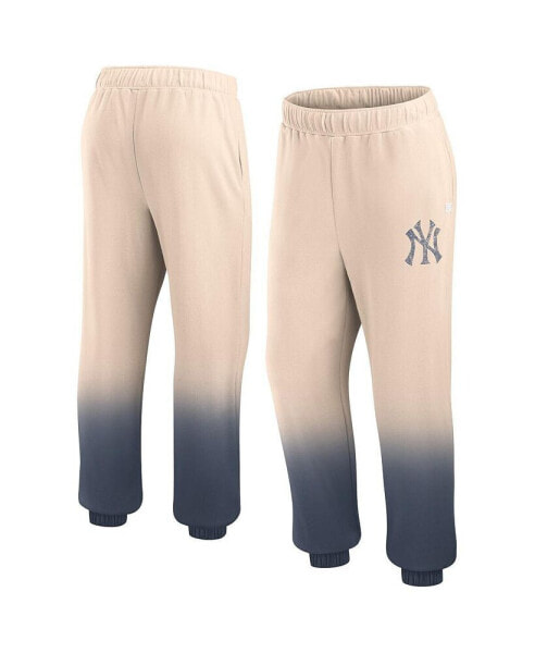 Women's Tan/Navy New York Yankees Luxe Ombre Lounge Pants