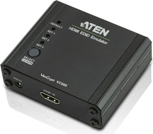 Разъем HDMI для передачи сигнала AV Aten HDMI - HDMI черный (VC080-AT)
