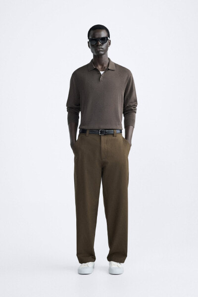 Straight-leg technical trousers