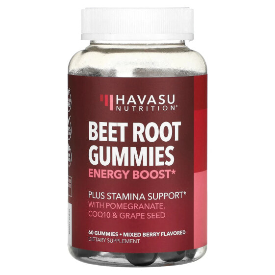 Beet Root Gummies, Mixed Berry, 60 Gummies