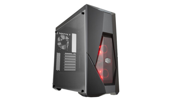 MasterBox K500L - Midi Tower - PC - Black - ATX - micro ATX - Mini-ITX - Plastic - Steel - Red