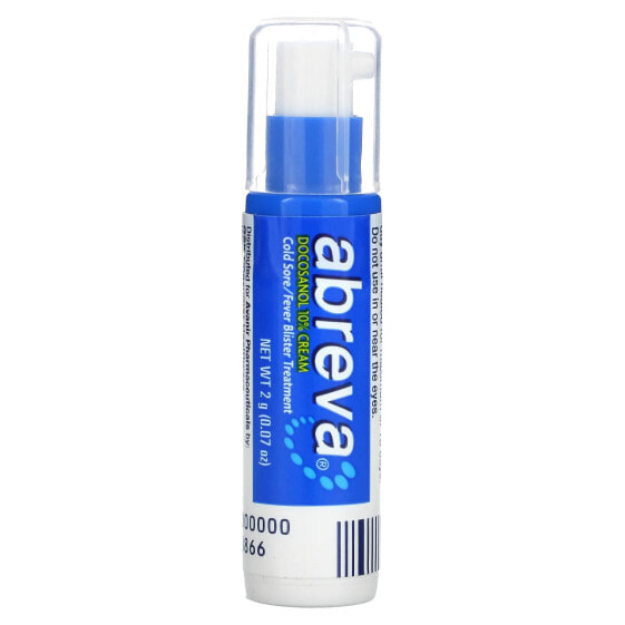 Cold Sore/Fever Blister Treatment, Portable Convenient Pump, 0.07 oz (2 g)