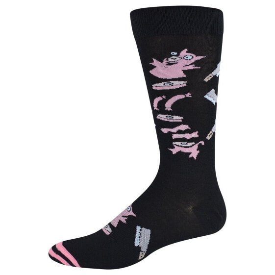 K. Bell Socks Men's Hog Heaven Crew Sock One Size - KBMS15H107-01