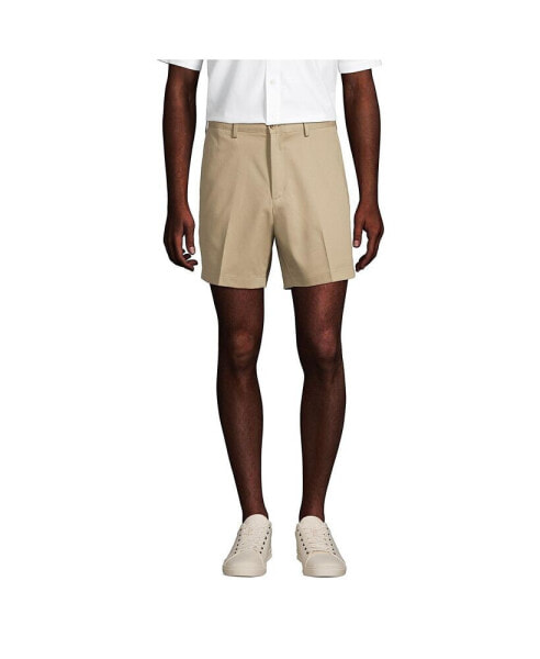 Men's Comfort Waist 6 Inch No Iron Chino Shorts